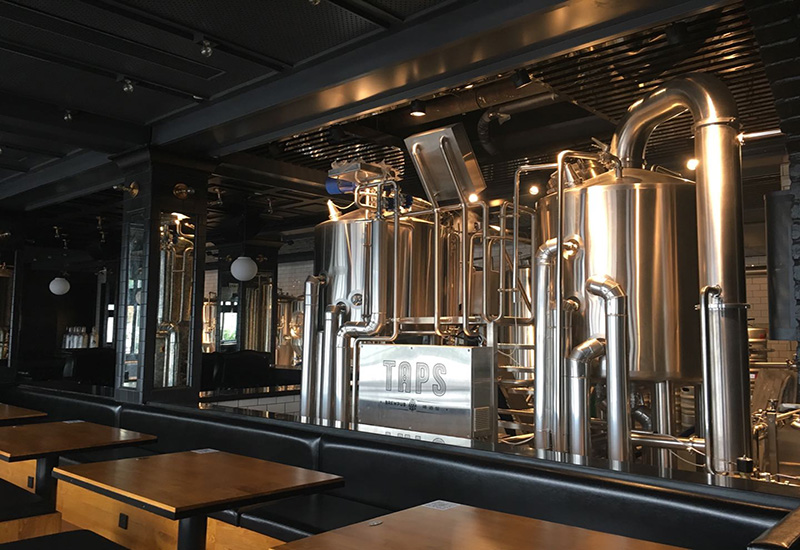 2016年8月 重庆TAPS 500L 精酿啤酒酒吧交钥匙工程完成安装 (12)